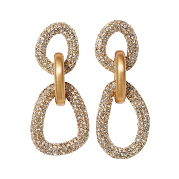CULT GAIA
Reyes Crystal-Embellished Chain Drop Earrings - Picture 6 of 10